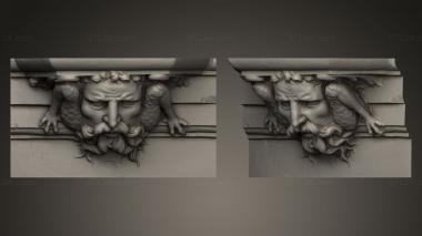 Chapiters Detail from a lamp 3d model